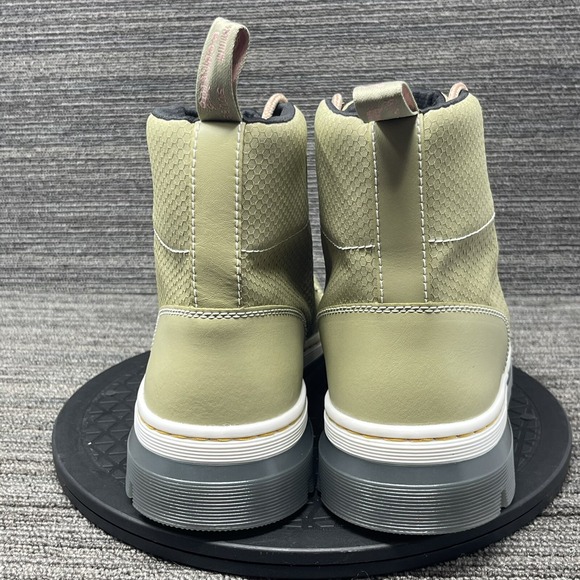 Dr. Martens Combs W Boot Women 11 Olive Green Nylon Ripstop Lace Punk Grunge NEW - Picture 6 of 13